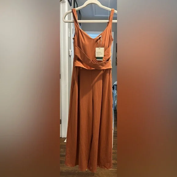 Halara U Back Sleeveless Casual Jumpsuit with Pockets
Rust Red/M(petite) - Picture 2 of 7